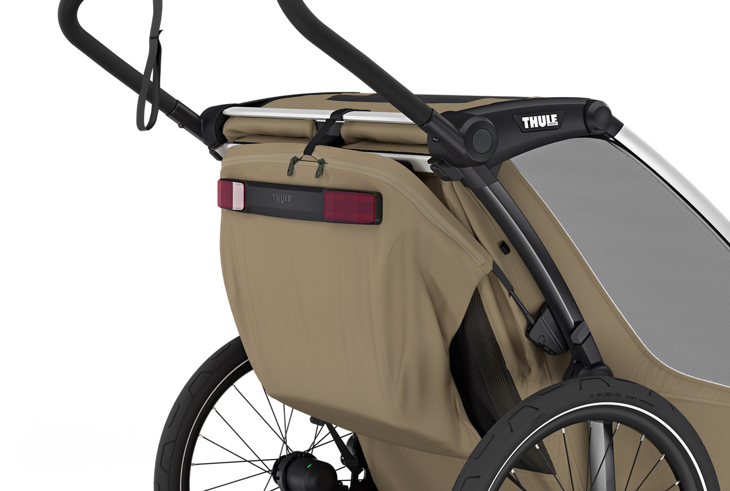 Thule Chariot Cross 2 Double faded khaki – Bild 6