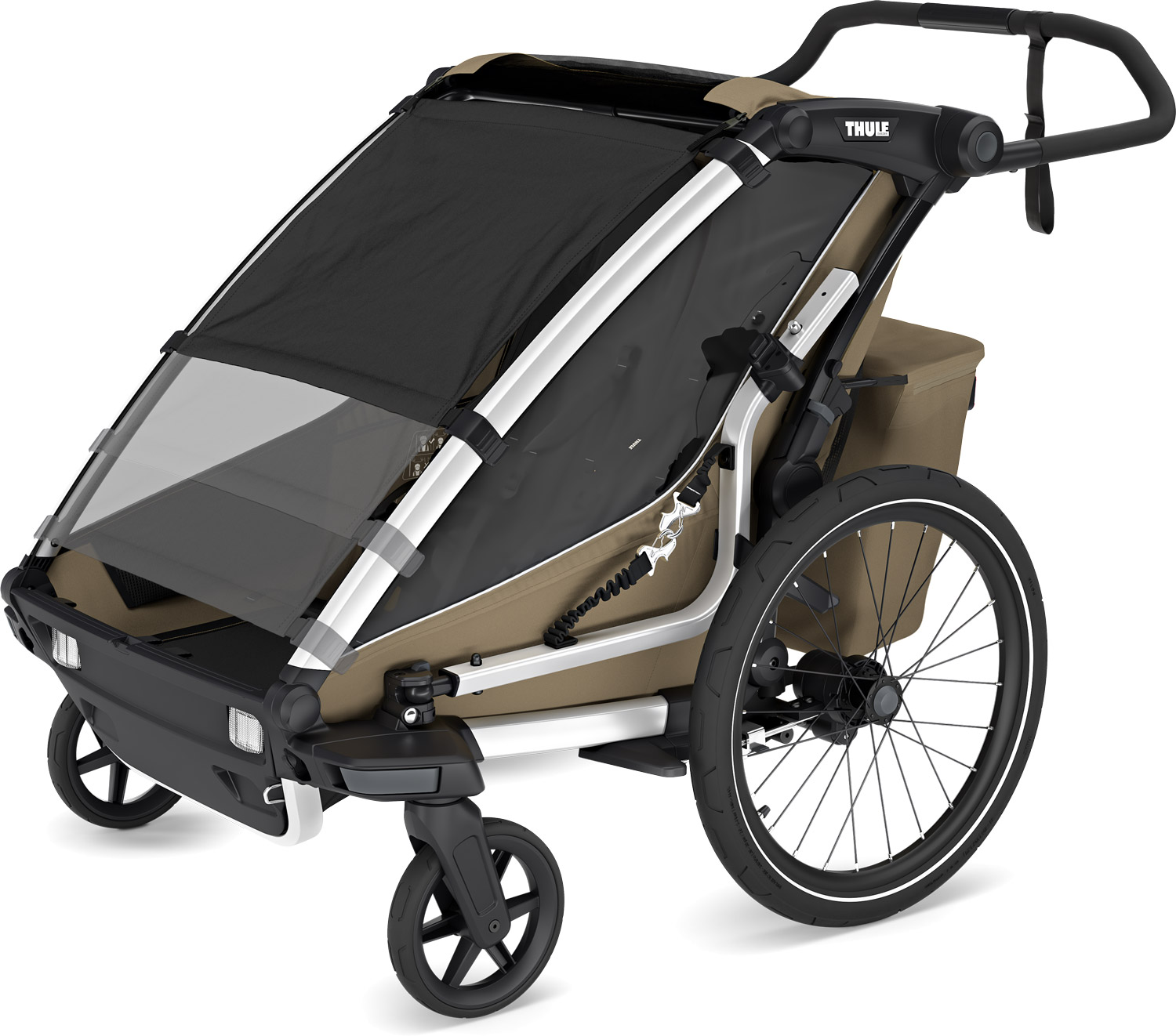 Thule Chariot Cross 2 Double faded khaki – Bild 12