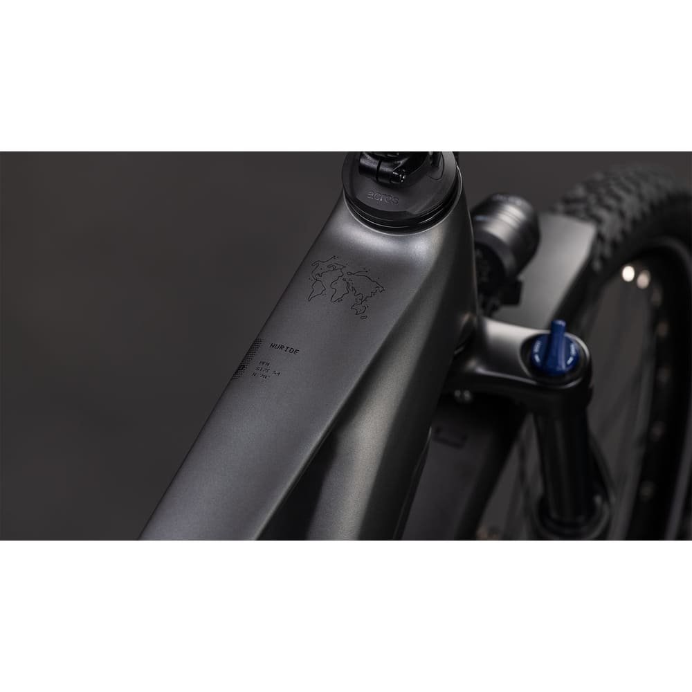 CUBE NURIDE HYBRID Performance 600 E-Bike 2026 slabgrey / black – Bild 3