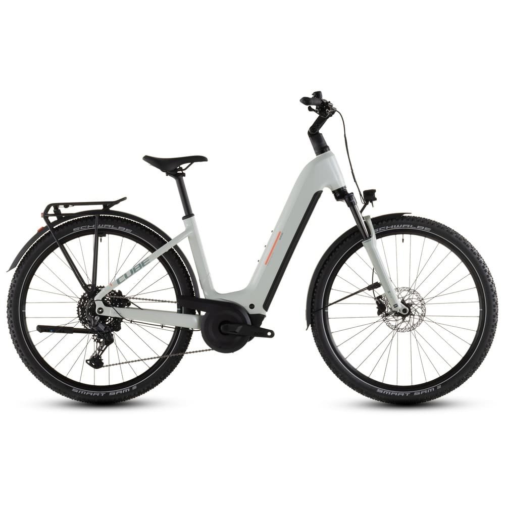 CUBE NURIDE HYBRID Performance 600 E-Bike Easy Entry 2026 desertstone / grey