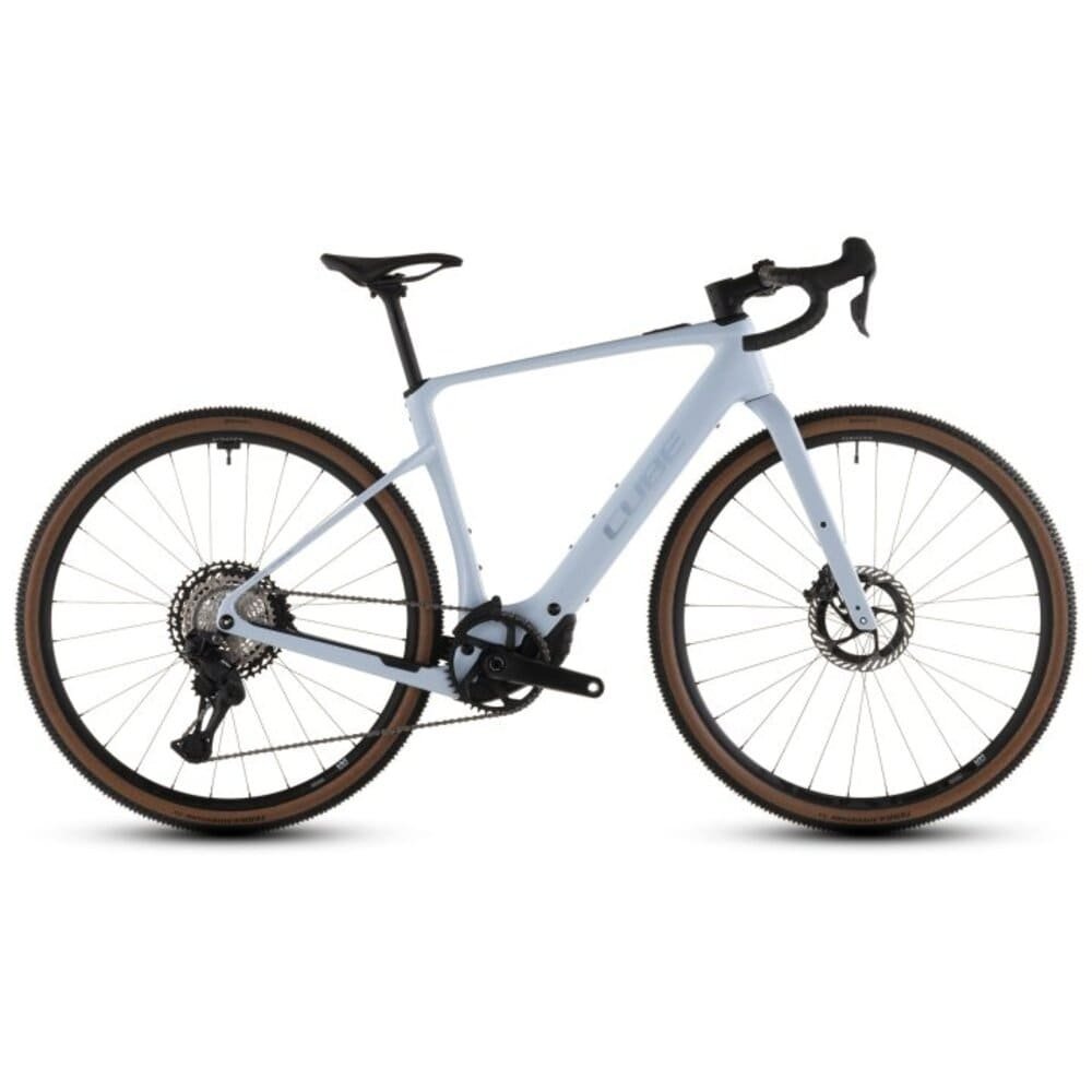 CUBE NUROAD HYBRID C:62 SLX 400X Gravel E-Bike 2026 Carbon iceblue / prism