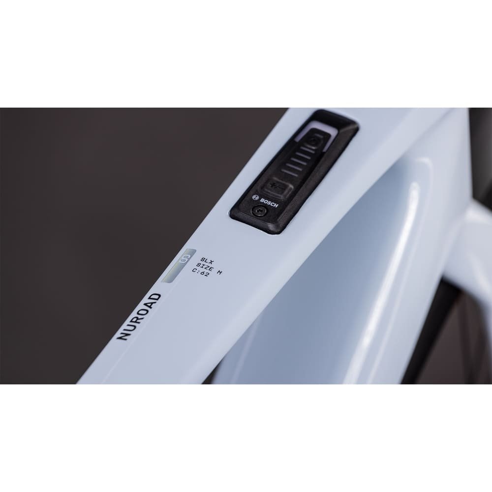 CUBE NUROAD HYBRID C:62 SLX 400X FE Gravel E-Bike 2026 Carbon iceblue / prism – Bild 5
