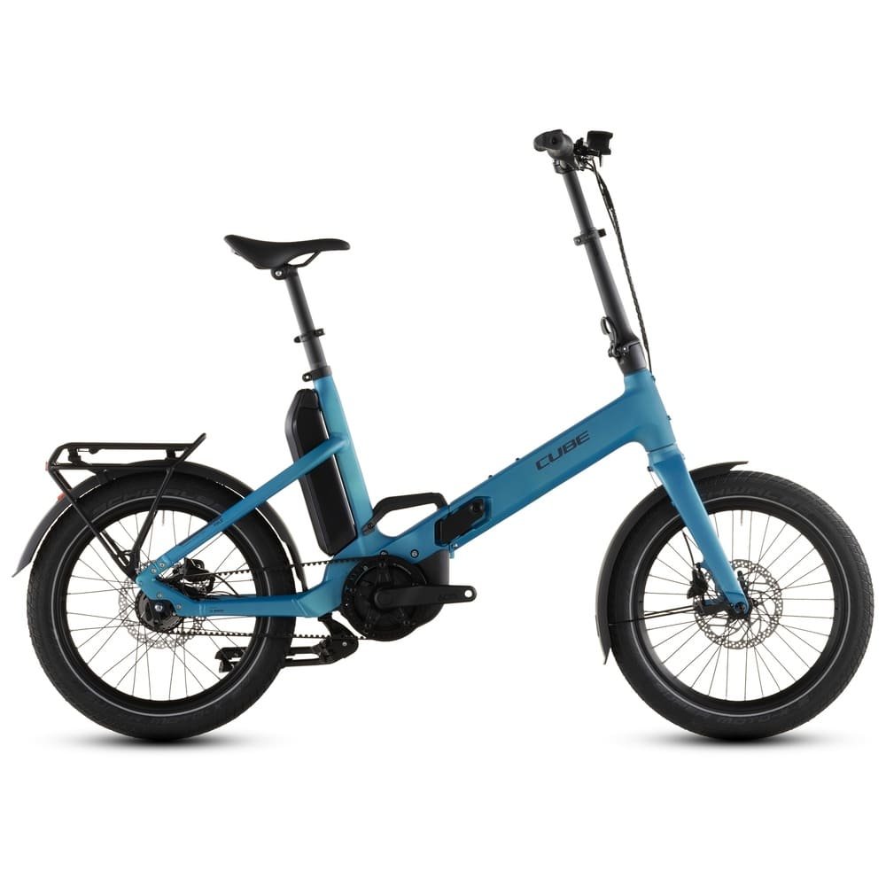 CUBE FOLD HYBRID Comfort 545 20" E-Faltrad 2026 azure / reflex