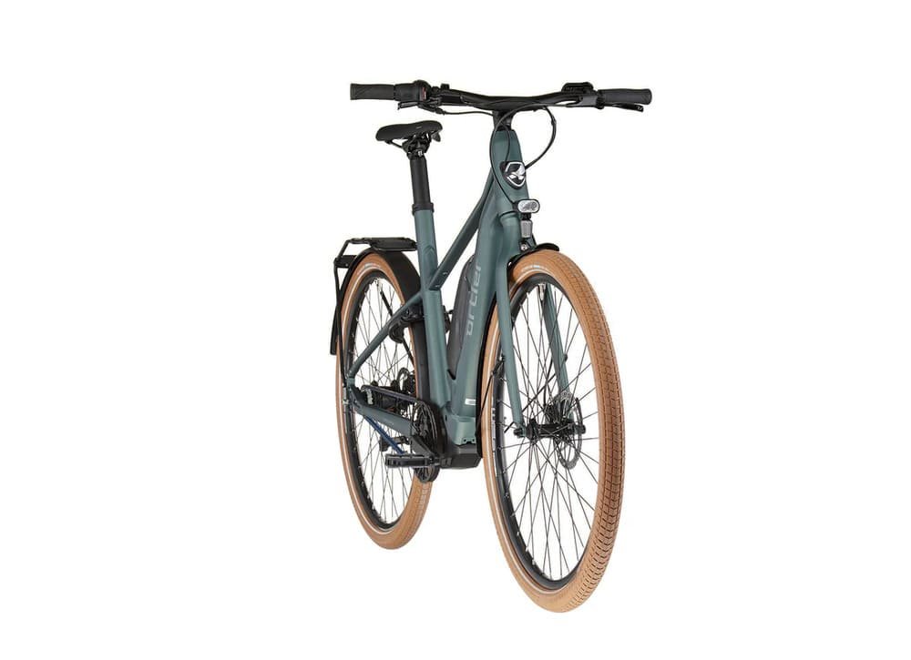 Ortler E-Speeder 400 City E-Bike schwarz/silber/petrol – Bild 3