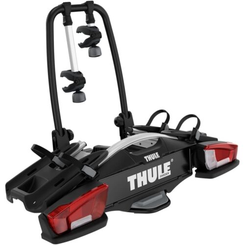 Thule VeloCompact Anhängerkupplungs Fahrradträger 13-polig 2 Fahrräder Schwarz