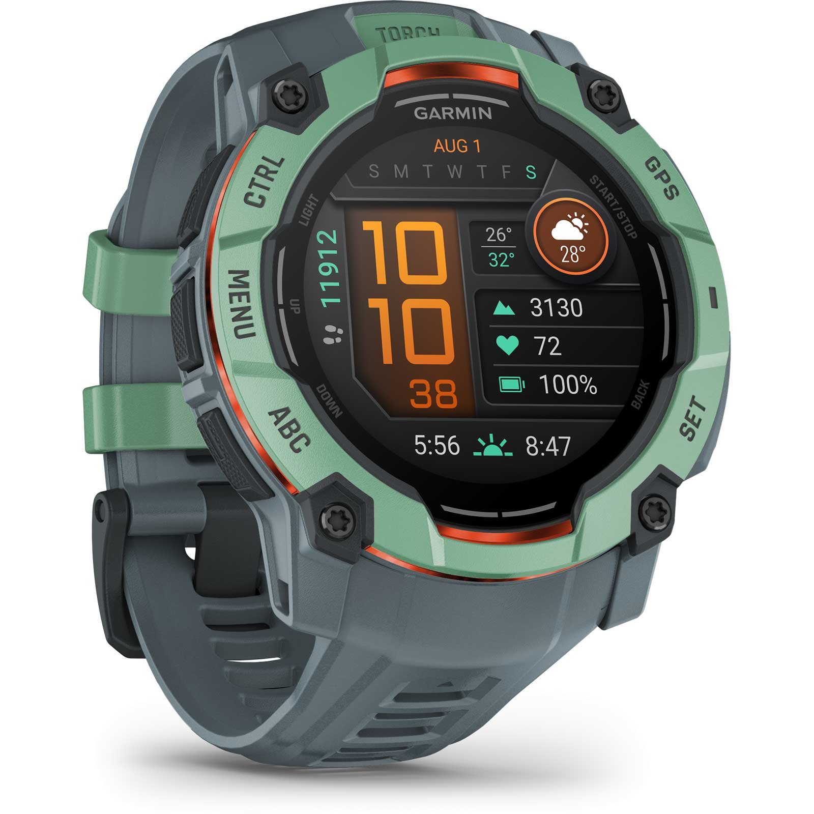 Garmin Instinct 3 AMOLED GPS Smartwatch 50mm - Twilight/Neo Tropic – Bild 6