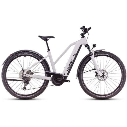 E-Bike CUBE NURIDE HYBRID EXC 800 Allroad – Damen 2025  silver 52cm